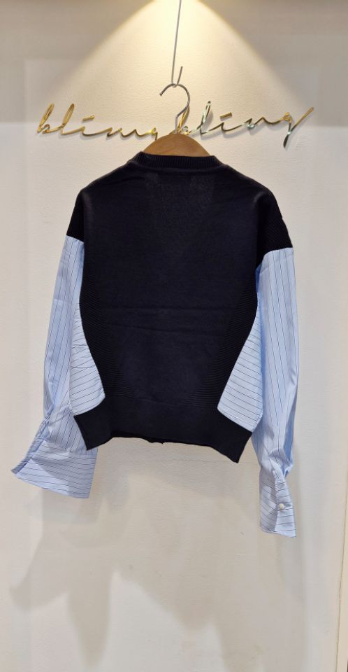 BLING BLING-S東大門直郵㊣女士新品休閑人氣針織衫V領開衫BLING BLING-S針織衫