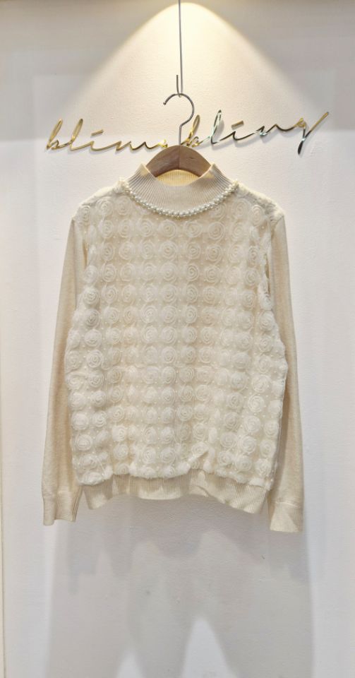 BLING BLING-S東大門直郵㊣女士新款26春夏休閑人氣針織衫BLING BLING-S針織衫圖色1