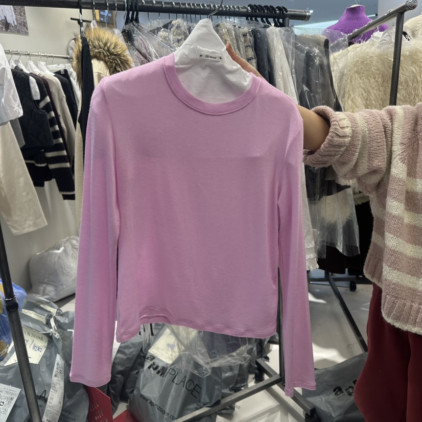 OLI SEOUL㊣東大門實拍女裝新款推薦熱賣職業時尚休閑長袖T恤OLI SEOUL長袖T恤圖色4