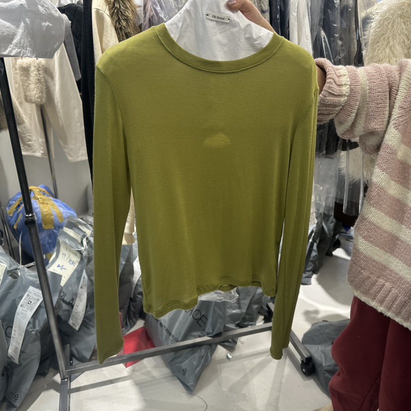 OLI SEOUL㊣東大門實拍女裝新款推薦熱賣職業時尚休閑長袖T恤OLI SEOUL長袖T恤圖色7