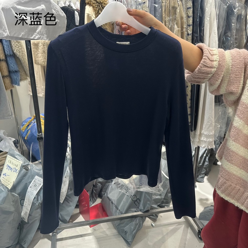 OLI SEOUL㊣東大門實拍女裝新款推薦熱賣職業時尚休閑長袖T恤OLI SEOUL長袖T恤圖色8