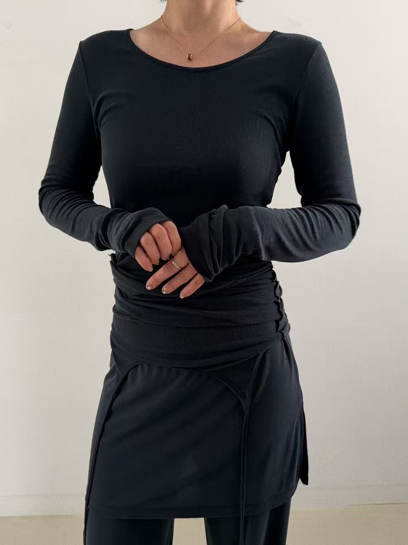 OLI SEOUL㊣東大門代購女裝新款推薦真品休閑26春夏長袖T恤OLI SEOUL長袖T恤