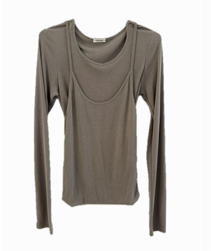 OLI SEOUL㊣東大門代購女裝新款推薦真品休閑26春夏長袖T恤OLI SEOUL長袖T恤圖色3