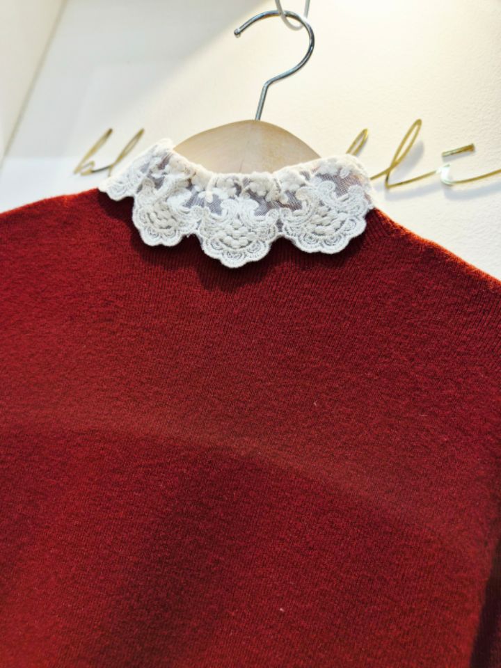 RICO㊣東大門代購女裝新品時尚休閑職業人氣熱賣針織衫蕾絲bling bling/RICO針織衫