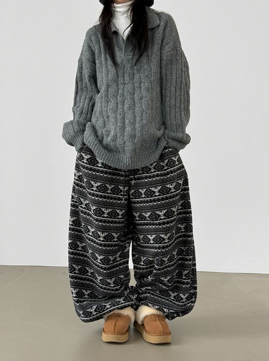 HESTORY東大門直郵㊣女士新款時尚推薦人氣休閑褲男女同款抓絨HESTORY休閑褲