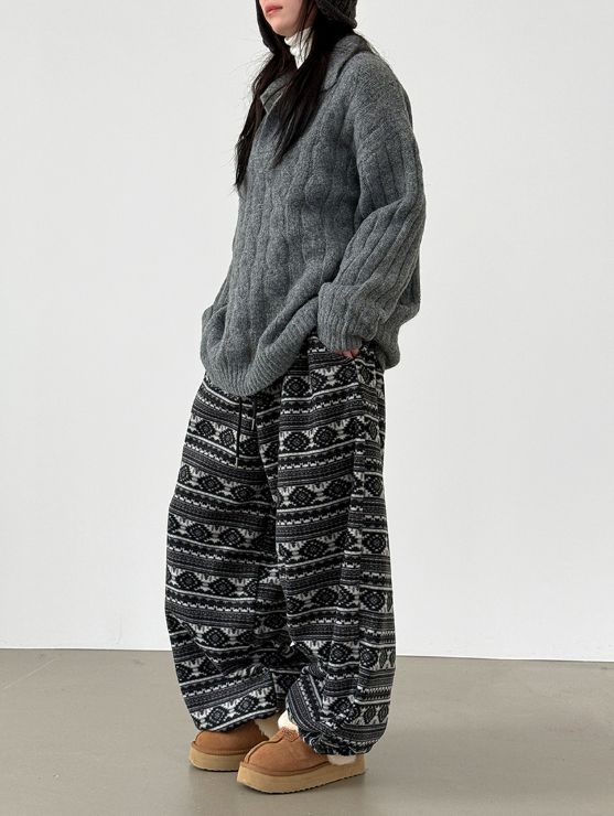 HESTORY東大門直郵㊣女士新款時尚推薦人氣休閑褲男女同款抓絨HESTORY休閑褲