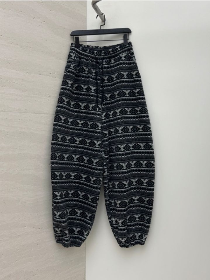 HESTORY東大門直郵㊣女士新款時尚推薦人氣休閑褲男女同款抓絨HESTORY休閑褲圖色2