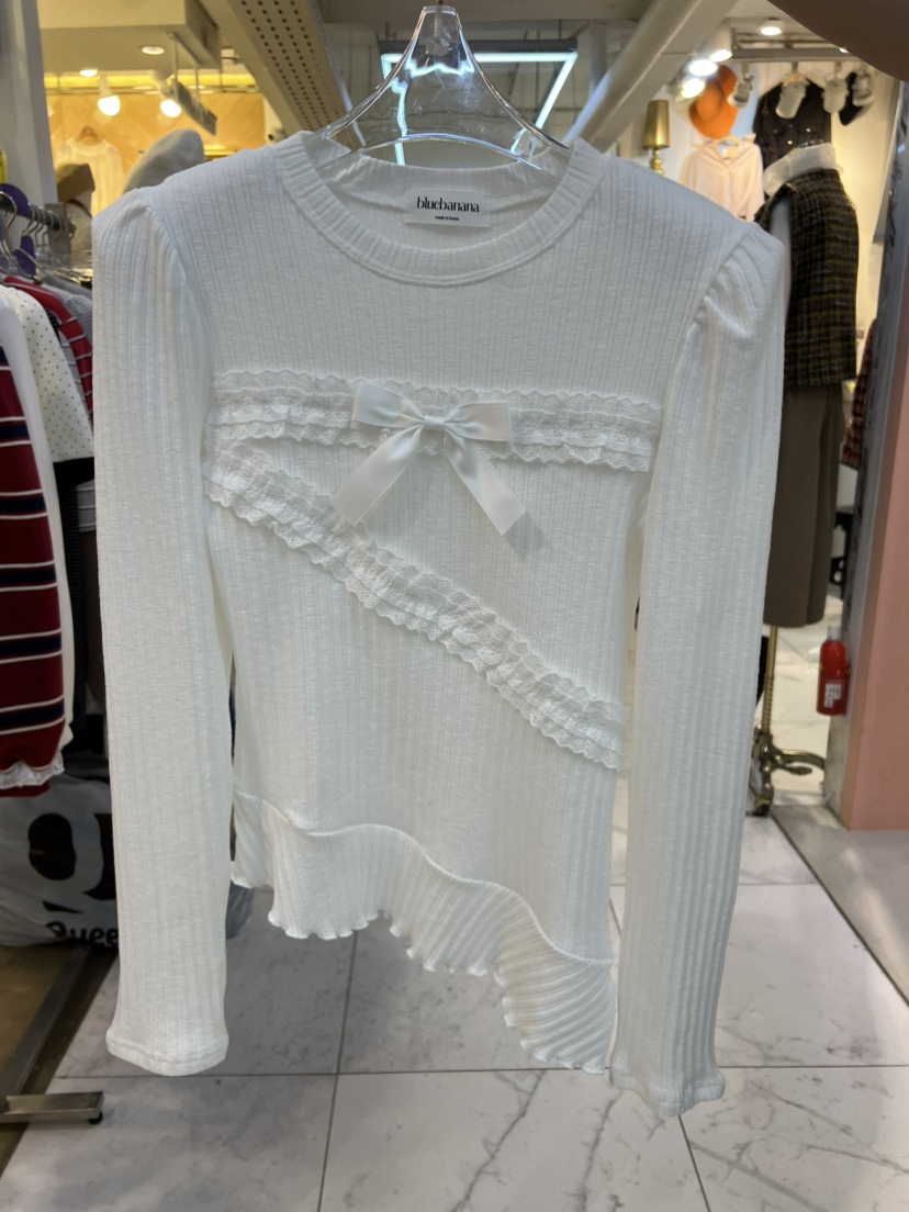 BLUE BANANA東大門直郵㊣女裝新品推薦真品熱賣26春夏長袖T恤BLUE BANANA長袖T恤圖色2