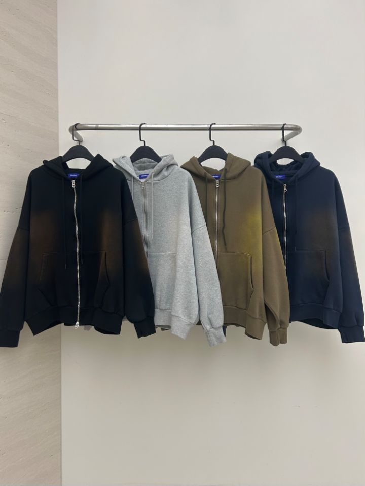 HESTORY㊣東大門代購女士新款休閑衛衣連帽拉鏈衫男女同款毛絨HESTORY衛衣