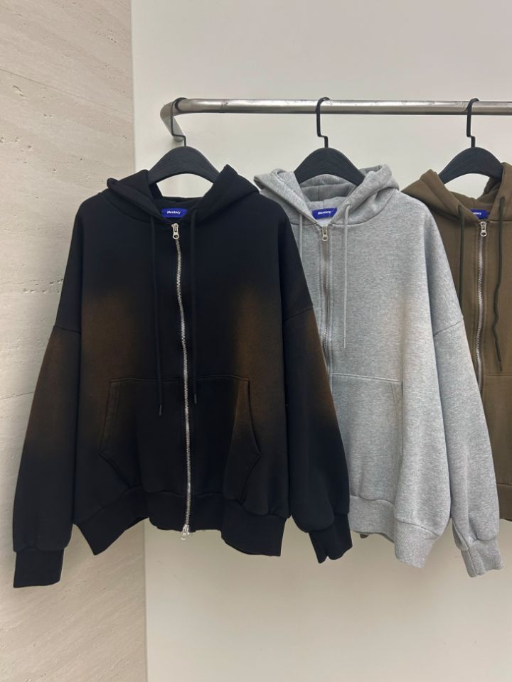 HESTORY㊣東大門代購女士新款休閑衛衣連帽拉鏈衫男女同款毛絨HESTORY衛衣