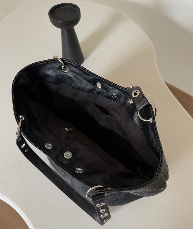 POSH BLUE韓國代購㊣女裝新款26春夏職業休閑單肩斜跨包鏤空POSH BLUE單肩/斜跨包