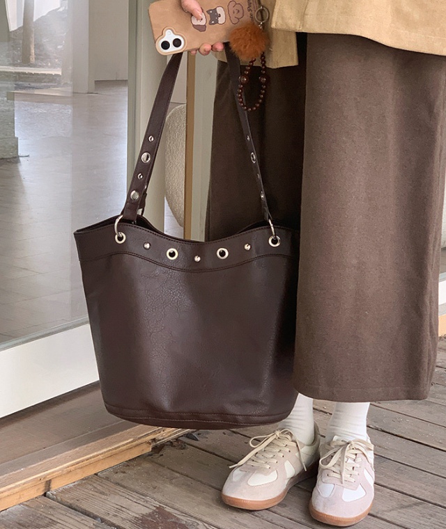 POSH BLUE韓國代購㊣女裝新款26春夏職業休閑單肩斜跨包鏤空POSH BLUE單肩/斜跨包