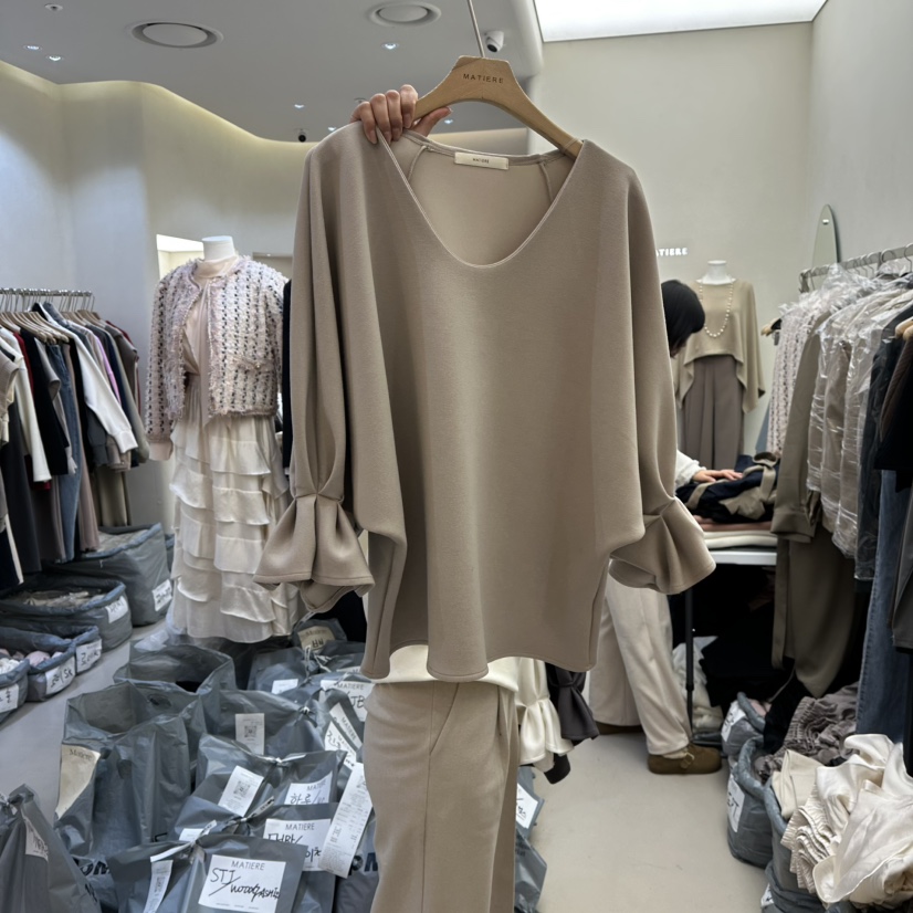 MATIERE東大門直郵㊣女裝新款休閑熱賣職業時尚真品T恤春款MATIERET恤圖色2