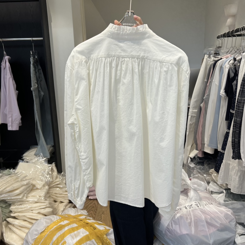 RIVEROOM㊣東大門實拍女士新款時尚26春夏真品襯衫蕾絲衫春款RIVEROOM襯衫/蕾絲衫