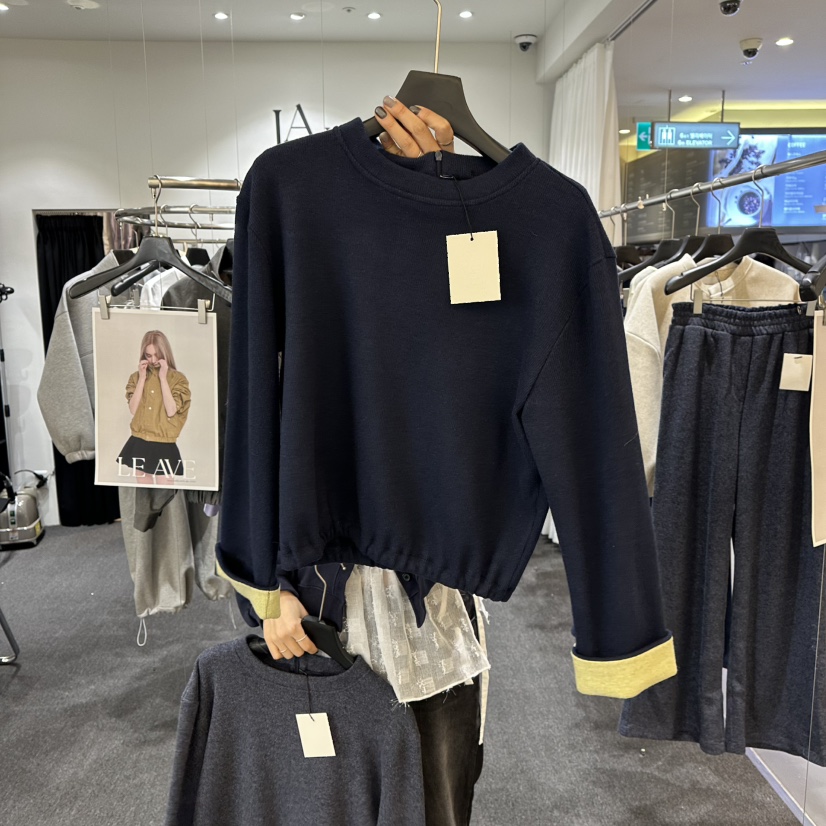 LE AVE東大門直郵㊣女士新款熱賣真品推薦人氣休閑職業衛衣LE AVE衛衣圖色1