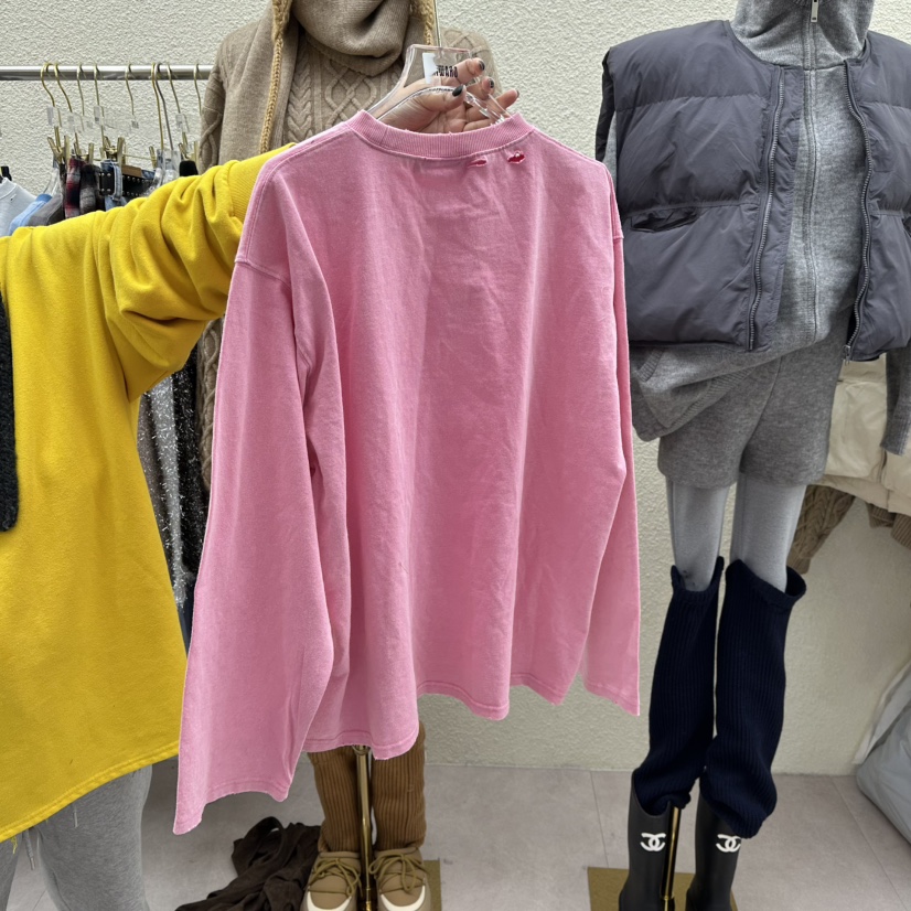 DRAWING東大門直郵㊣女裝新品熱賣休閑26春夏推薦長袖T恤春款DRAWING長袖T恤