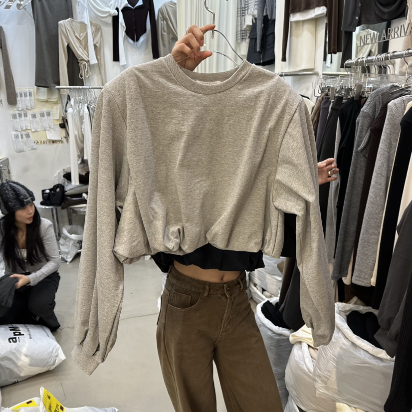 BILLION-L㊣東大門實拍女裝新品休閑推薦人氣真品衛衣春款BILLION-L衛衣圖色2