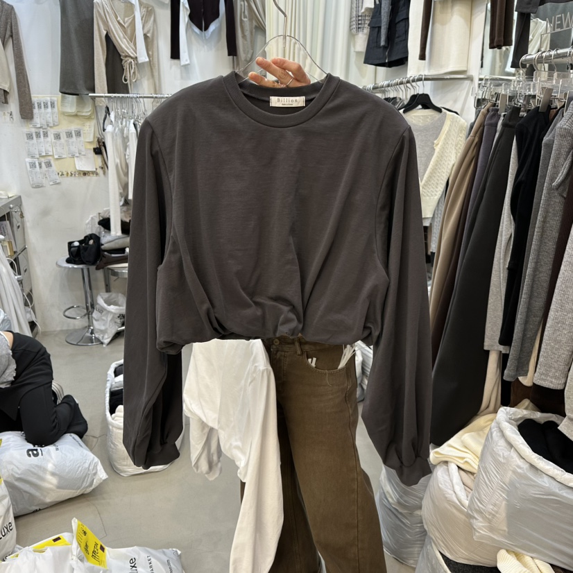 BILLION-L㊣東大門實拍女裝新品休閑推薦人氣真品衛衣春款BILLION-L衛衣圖色4