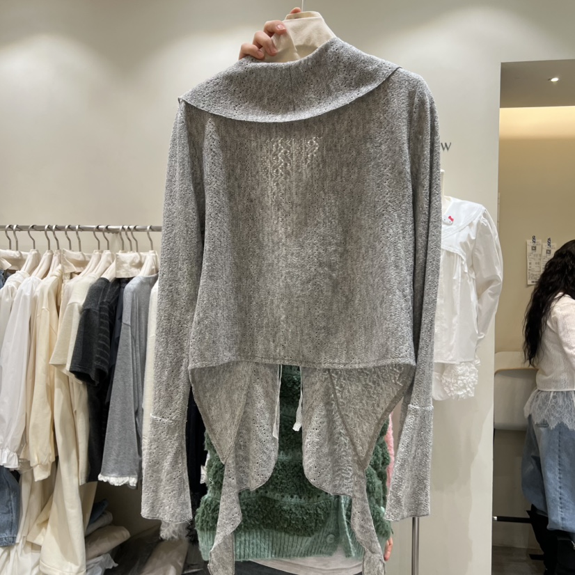 BY FLOW東大門直郵㊣女裝新款真品26春夏熱賣職業針織衫春款BY FLOW針織衫