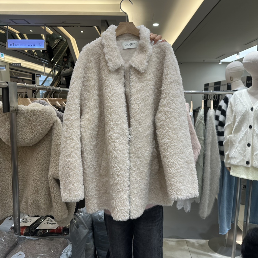 XPARTY東大門直郵㊣女裝新款人氣推薦熱賣休閑真品夾克皮草XPARTY夾克圖色1