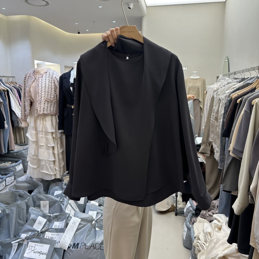 MATIERE東大門直郵㊣女裝新款時尚休閑推薦真品襯衫蕾絲衫春款MATIERE襯衫/蕾絲衫圖色2