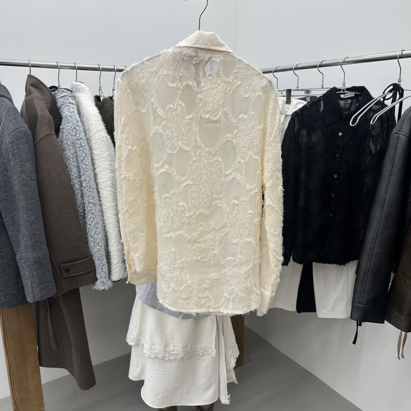 ENHANCE東大門直郵㊣女士新款休閑熱賣推薦職業襯衫蕾絲衫春款ENHANCE襯衫/蕾絲衫