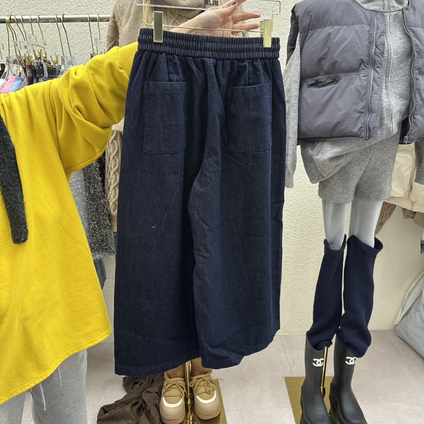 DRAWING韓國直郵㊣女士新品職業熱賣人氣推薦休閑牛仔褲春款DRAWING牛仔褲