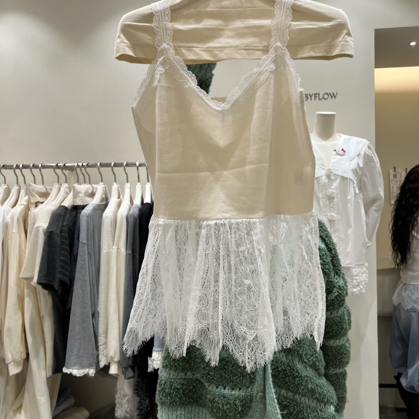 BY FLOW韓國代購㊣女裝新款休閑人氣真品時尚吊帶背心春款BY FLOW吊帶/背心圖色2