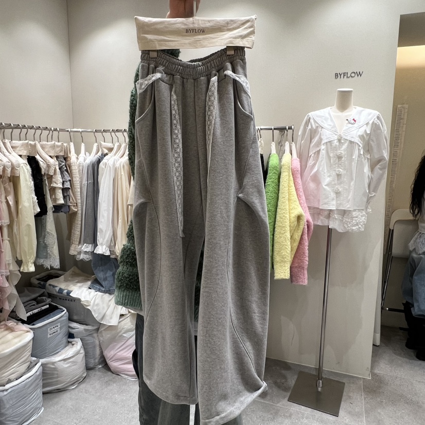 BY FLOW韓國直郵㊣女士新款真品職業時尚26春夏休閑褲春款BY FLOW休閑褲圖色1