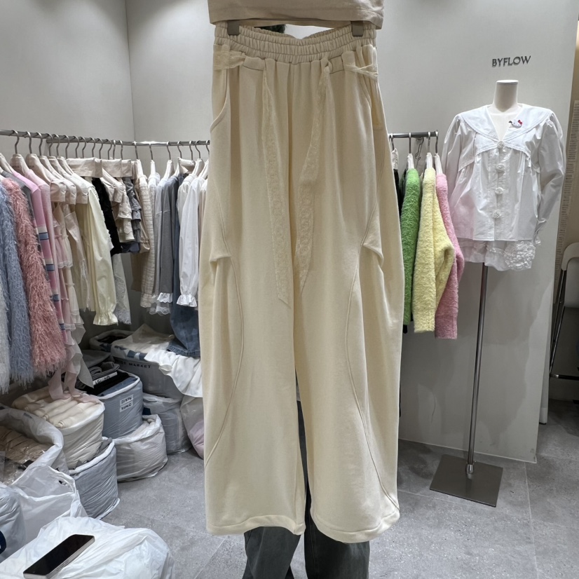 BY FLOW韓國直郵㊣女士新款真品職業時尚26春夏休閑褲春款BY FLOW休閑褲圖色2
