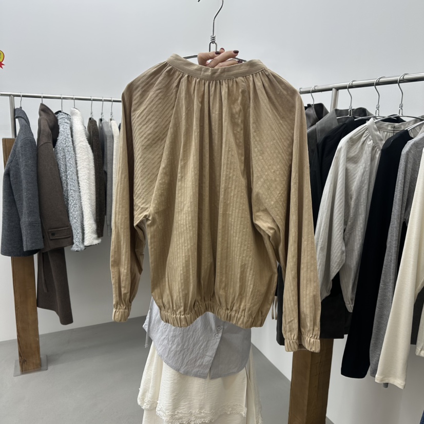 ENHANCE韓國代購㊣女裝新款26春夏職業熱賣推薦襯衫蕾絲衫春款ENHANCE襯衫/蕾絲衫