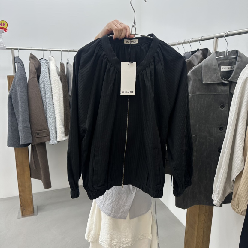 ENHANCE韓國代購㊣女裝新款26春夏職業熱賣推薦襯衫蕾絲衫春款ENHANCE襯衫/蕾絲衫圖色3