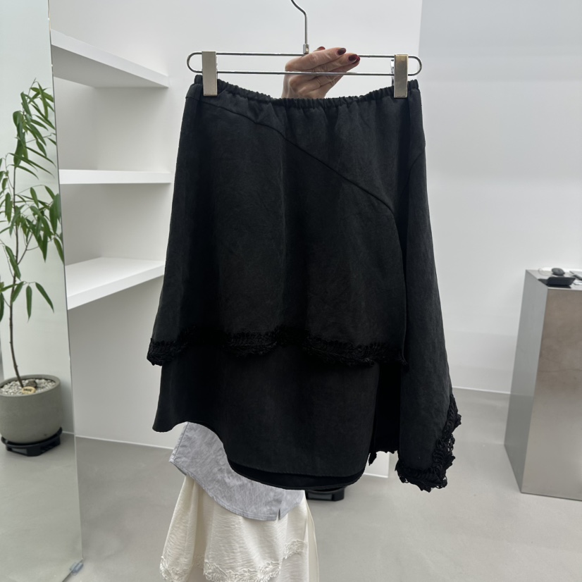 ENHANCE韓國代購㊣女士新款時尚推薦真品熱賣休閑職業長裙春款ENHANCE長裙圖色2黑色