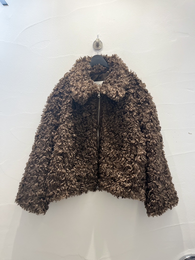 BROWN PAPER-S韓國直郵㊣女裝新品熱賣人氣職業夾克毛絨春款BROWN PAPER-S夾克圖色2