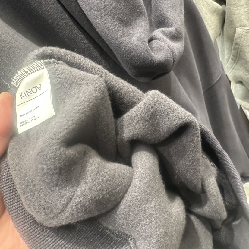 KINOA韓國直郵㊣女士新品26春夏熱賣推薦職業衛衣連帽衫加絨KINOA衛衣