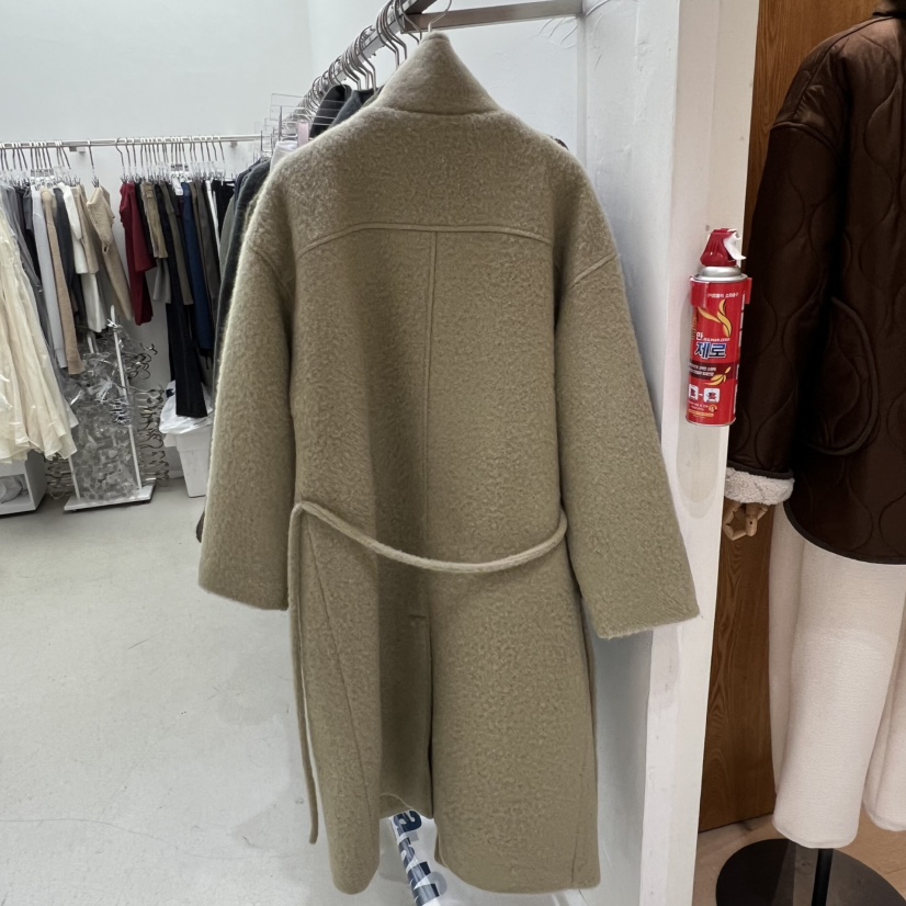 PADO韓國直郵㊣女士新品休閑職業熱賣推薦人氣時尚中長款大衣PADO中長款大衣