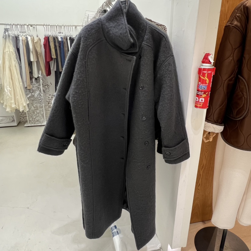 PADO韓國直郵㊣女士新品休閑職業熱賣推薦人氣時尚中長款大衣PADO中長款大衣圖色2