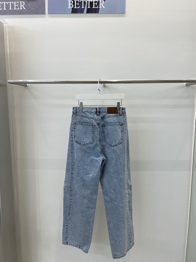 BETTER韓國代購㊣女士新款25秋冬職業推薦休閑熱賣牛仔褲春款BETTER牛仔褲