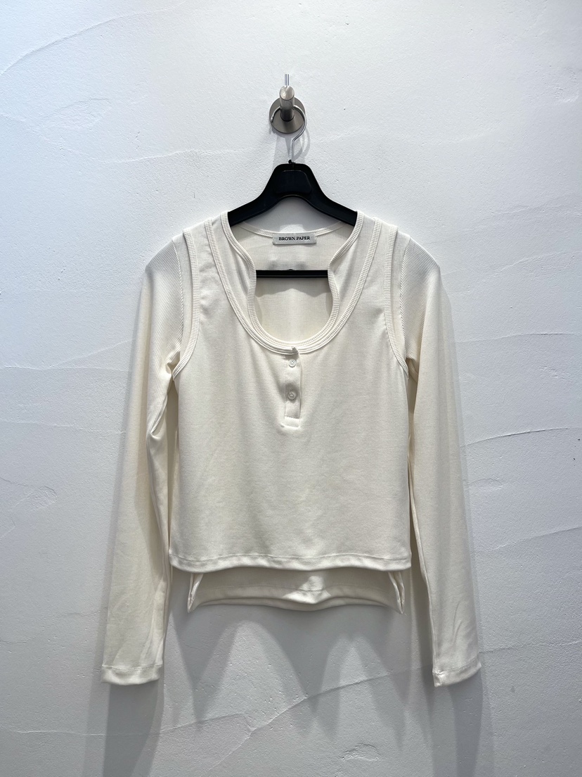 BROWN PAPER-S韓國直郵㊣女裝新品人氣推薦套裝兩件套春款BROWN PAPER-S套裝圖色1