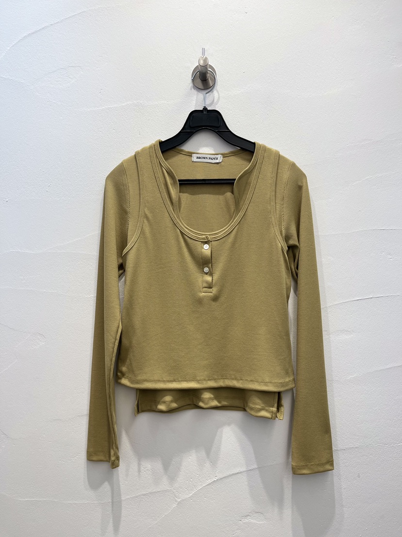 BROWN PAPER-S韓國直郵㊣女裝新品人氣推薦套裝兩件套春款BROWN PAPER-S套裝圖色4