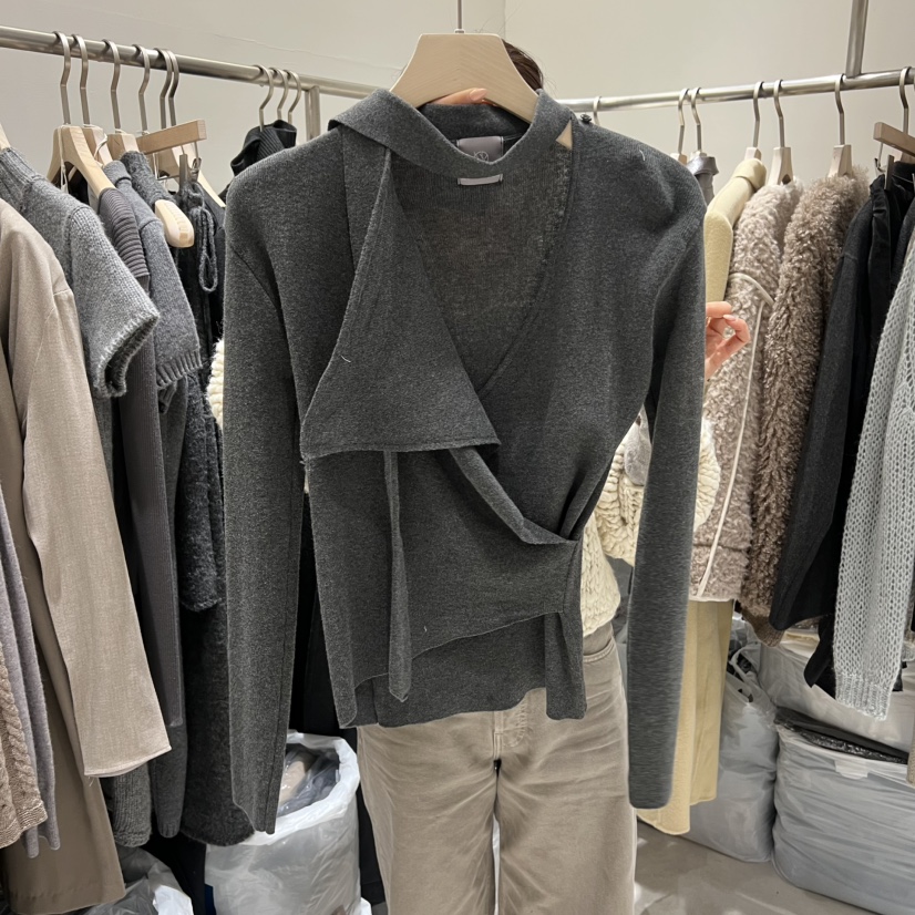 GLOW AND NYMPH東大門㊣實拍女士新品人氣25秋冬推薦針織衫GLOW AND NYMPH針織衫