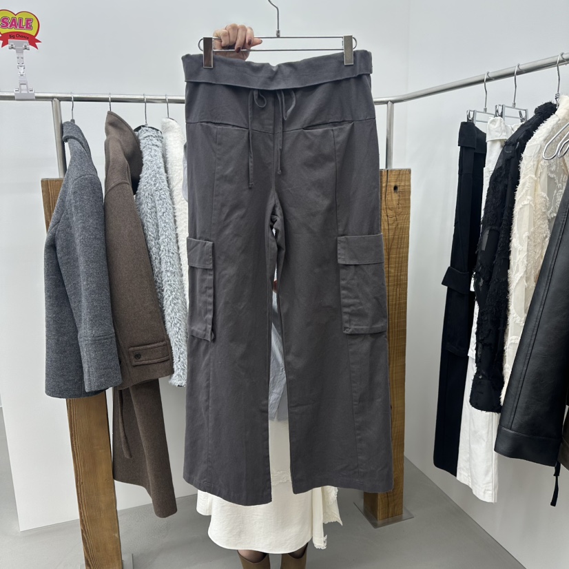 ENHANCE東大門㊣實拍女士新品休閑人氣25秋冬熱賣休閑褲春款ENHANCE休閑褲圖色2