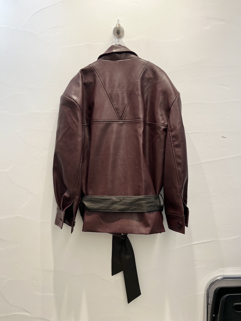 BROWN PAPER-S東大門㊣代購女裝新品推薦熱賣休閑夾克含腰帶BROWN PAPER-S夾克