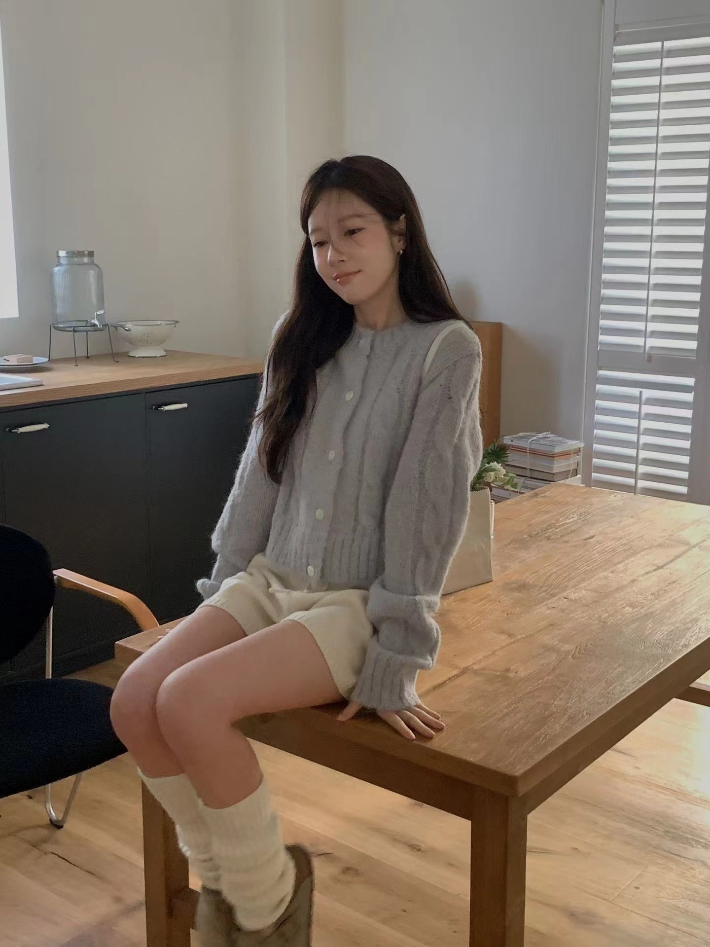 MIELLE-미엘르-OT㊣東大門代購女士新款時尚熱賣人氣針織衫MIELLE-미엘르-OT針織衫