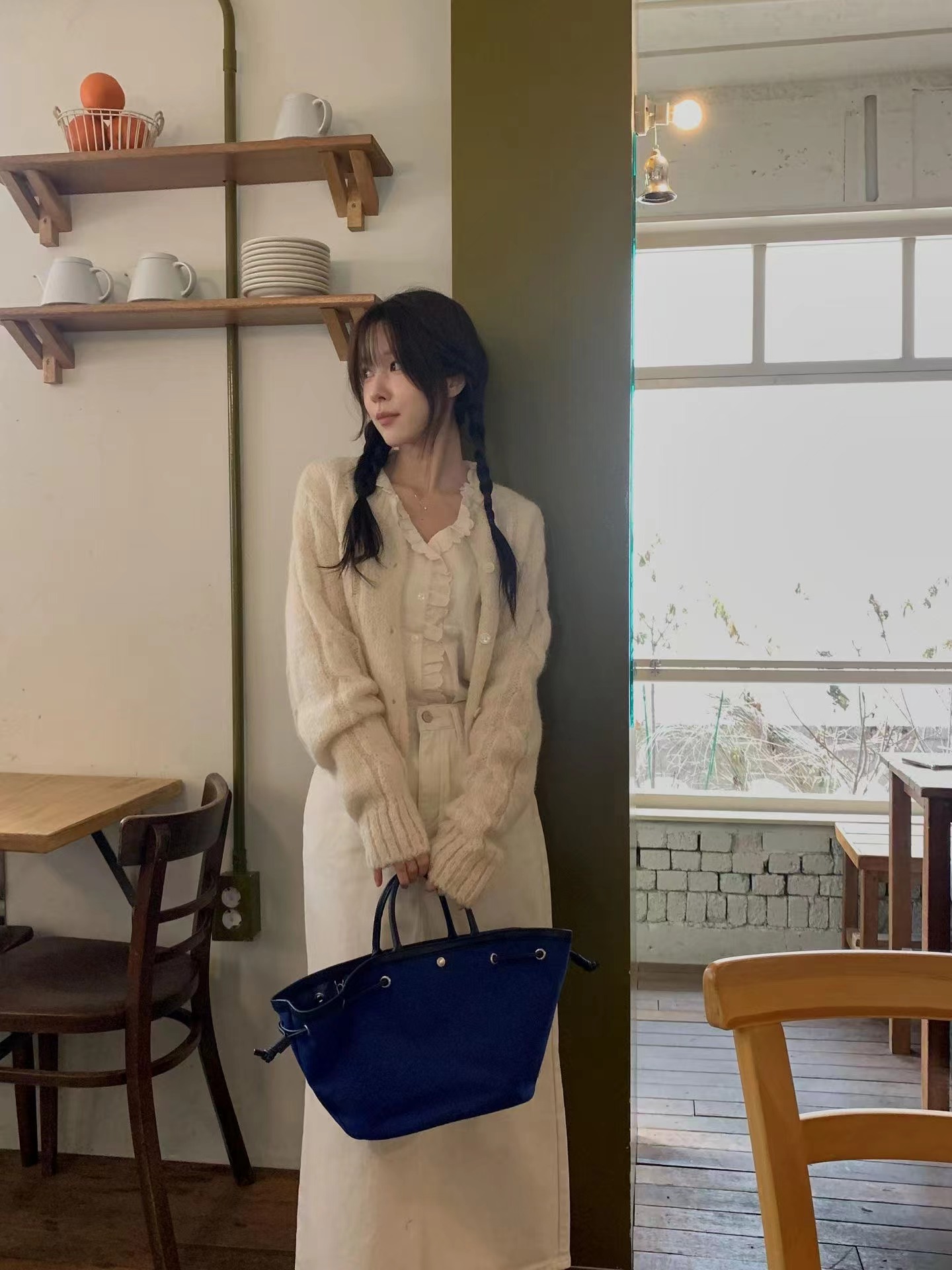 MIELLE-미엘르-OT㊣東大門代購女士新款時尚熱賣人氣針織衫MIELLE-미엘르-OT針織衫