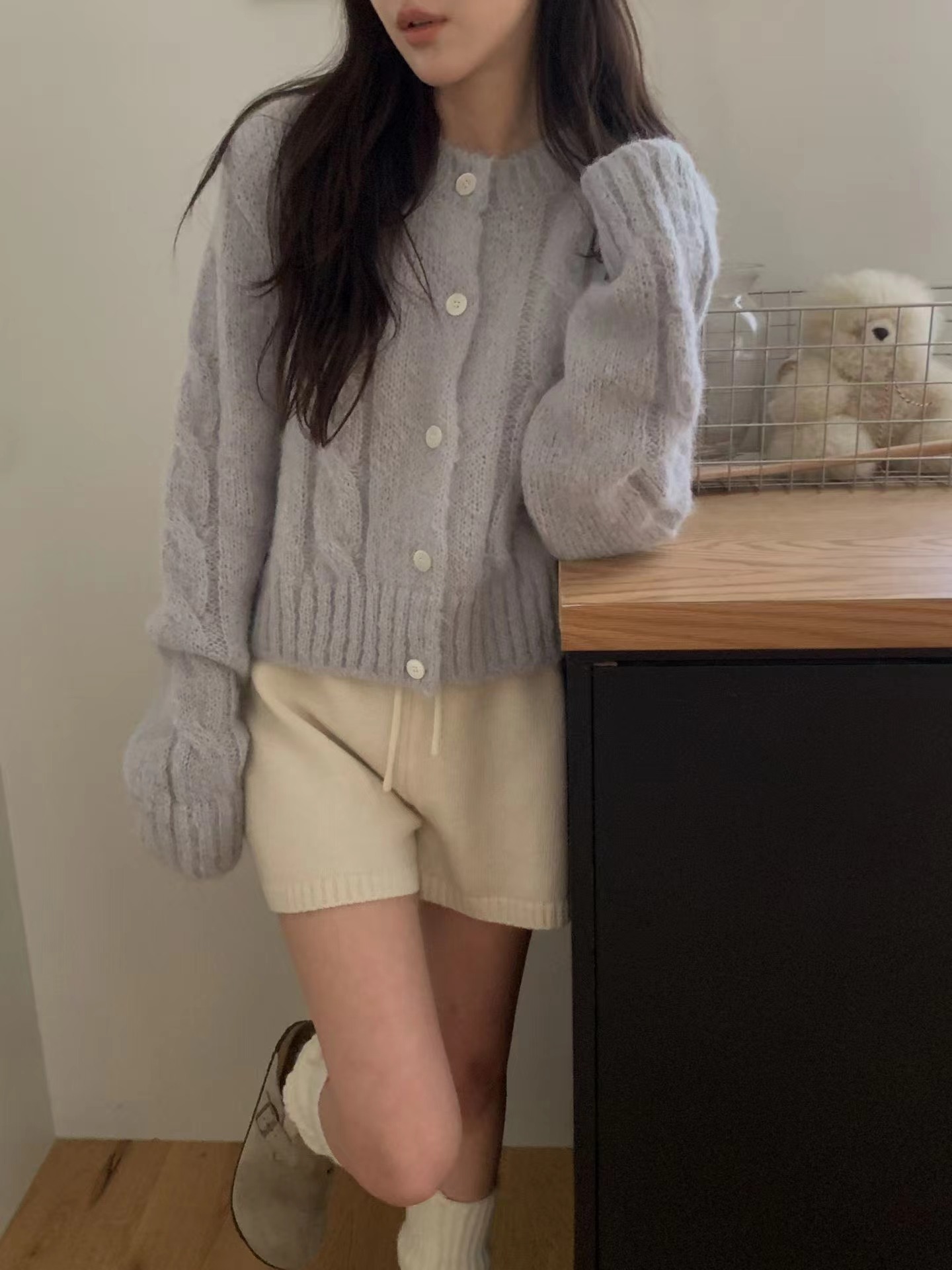 MIELLE-미엘르-OT㊣東大門代購女士新款時尚熱賣人氣針織衫MIELLE-미엘르-OT針織衫圖色3