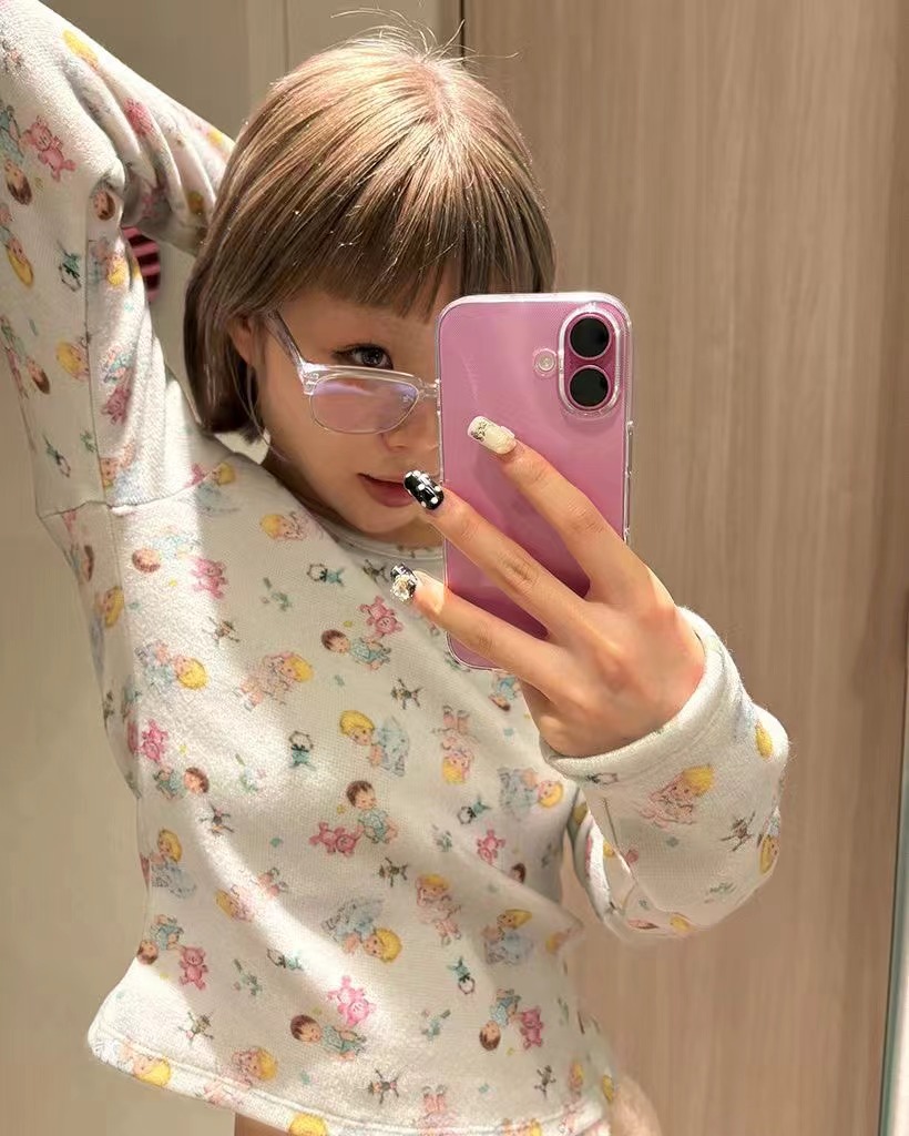 I I韓國代購㊣女士新款休閑推薦人氣熱賣26春夏真品長袖T恤ITSSONG長袖T恤