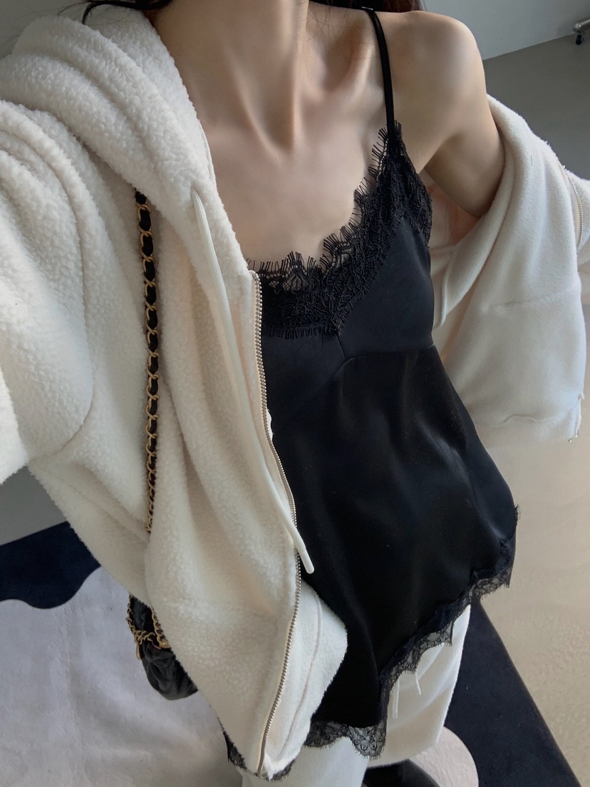 VERANDA東大門直郵㊣女裝新款熱賣休閑真品職業吊帶背心蕾絲VERANDA吊帶/背心