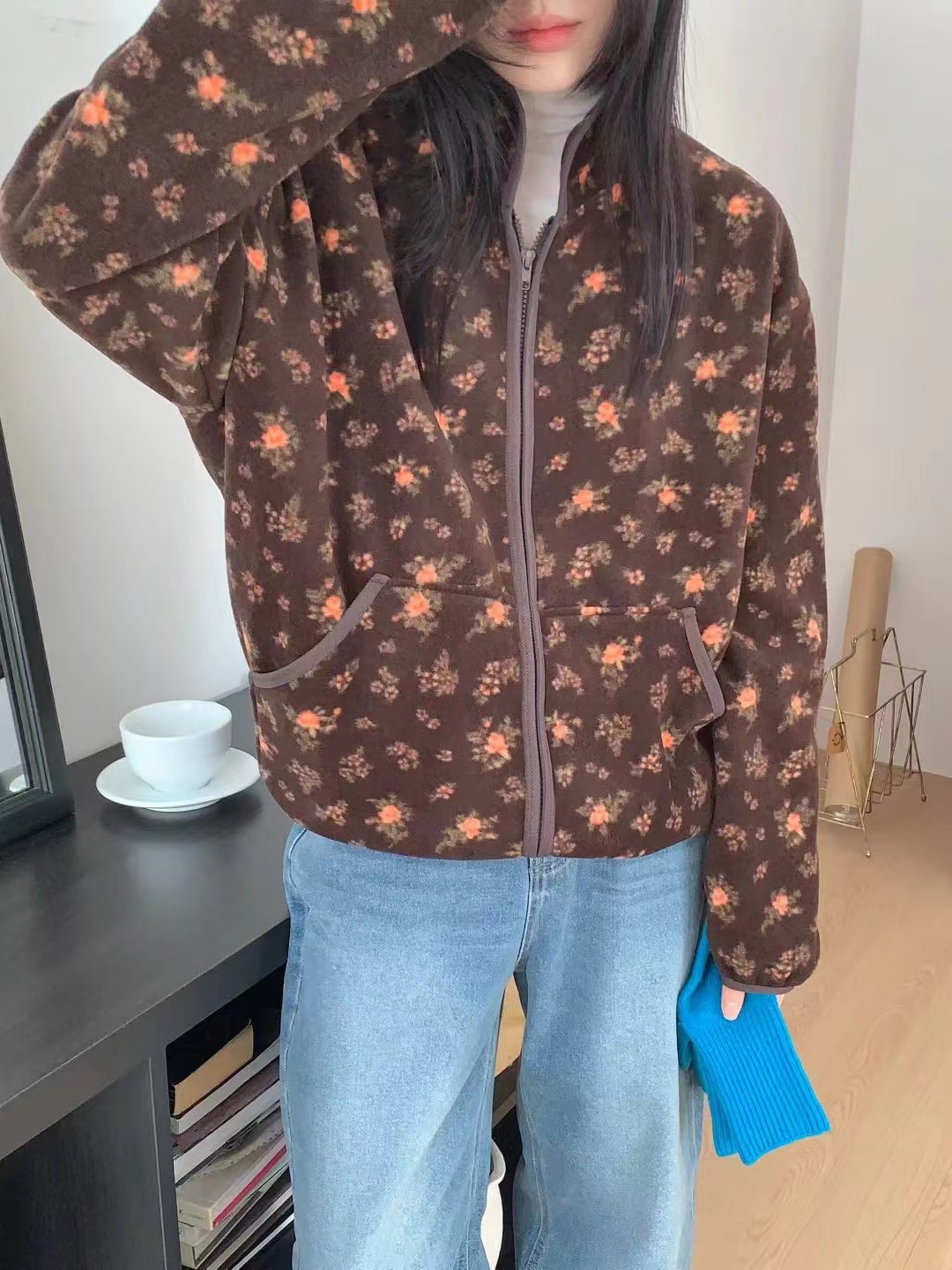 UNCOVER CUBE韓國直郵㊣女裝新品休閑人氣26春夏真品時尚夾克LALAGIRL夾克