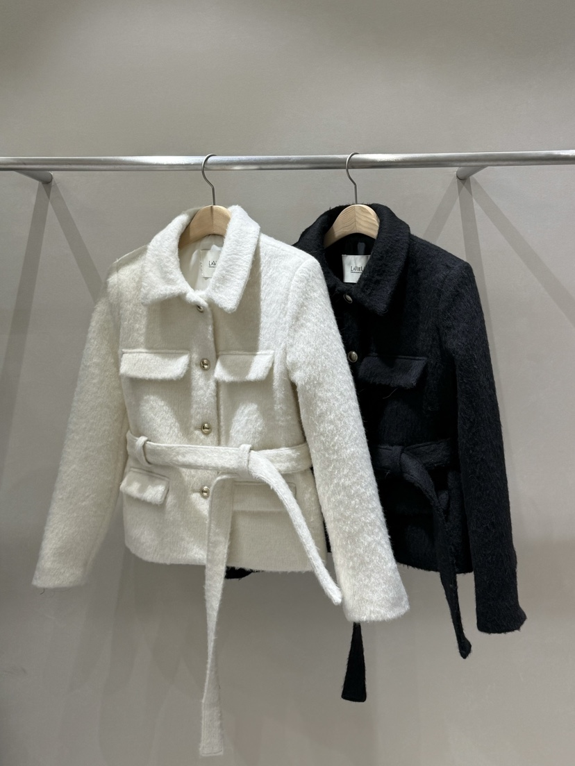 LAVIEU韓國直郵㊣女裝新品推薦真品人氣時尚職業夾克含腰帶LAVIEU夾克